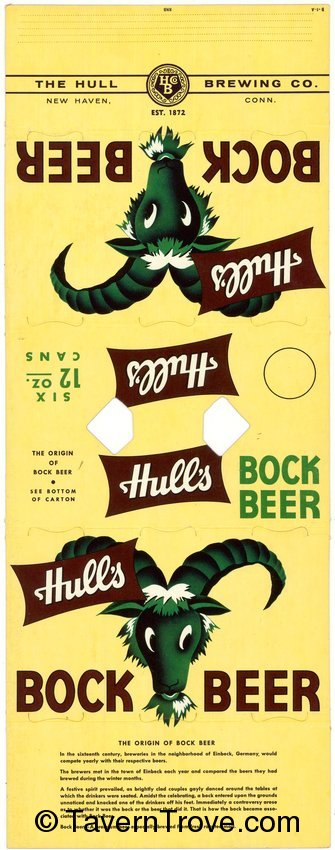 Hull's Bock Beer (12oz cans)