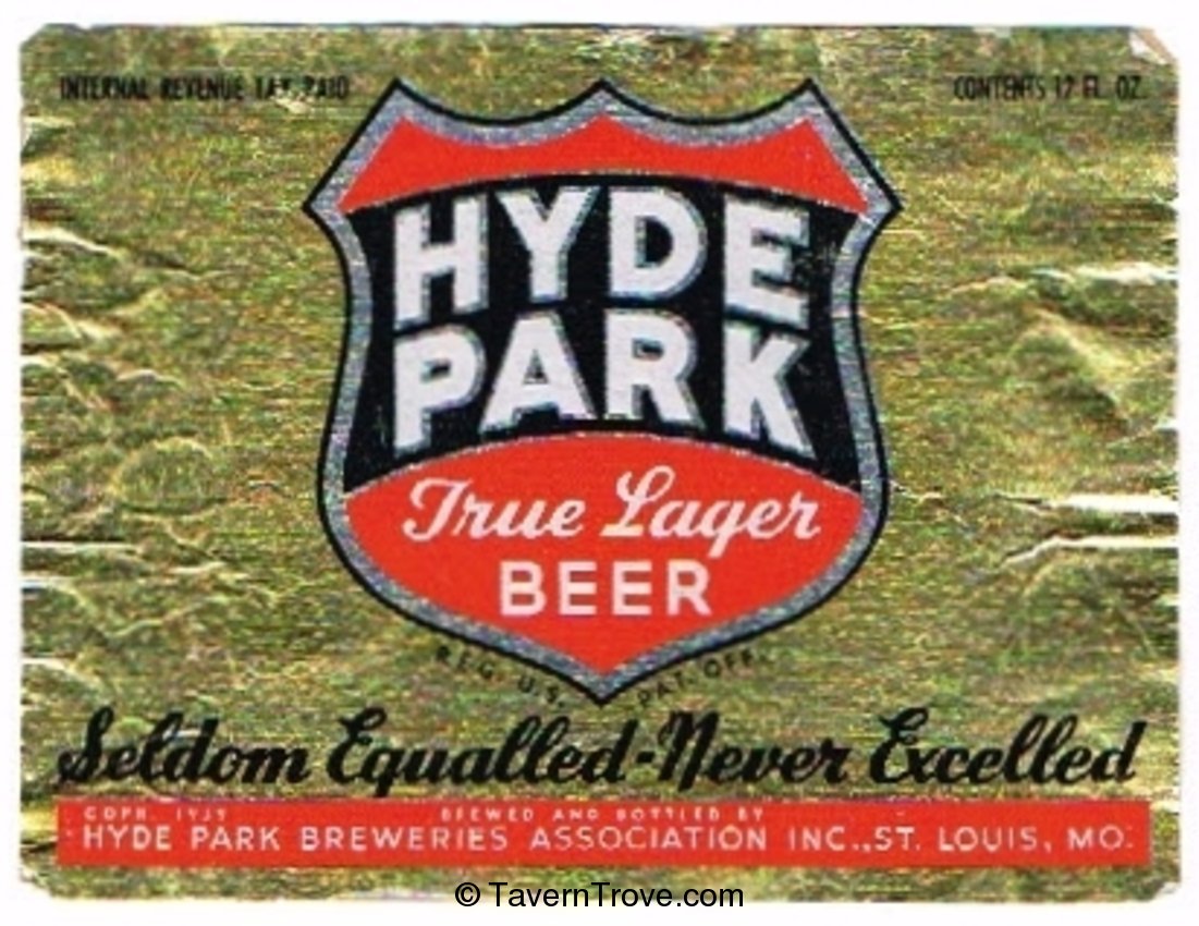 Hyde Park  True Lager  Beer