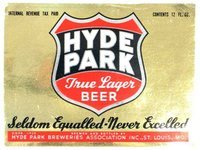 Hyde Park True Lager  Beer