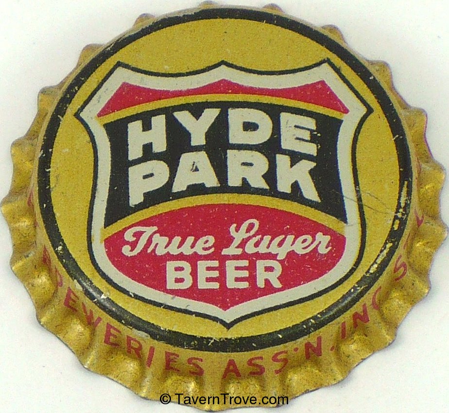 Hyde Park True Lager Beer (metallic)