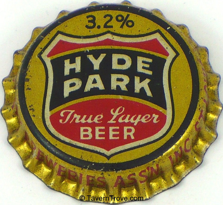 Hyde Park True Lager Beer (metallic)