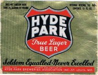 Hyde Park True Lager Beer