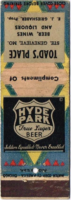 Hyde Park True Lager Beer
