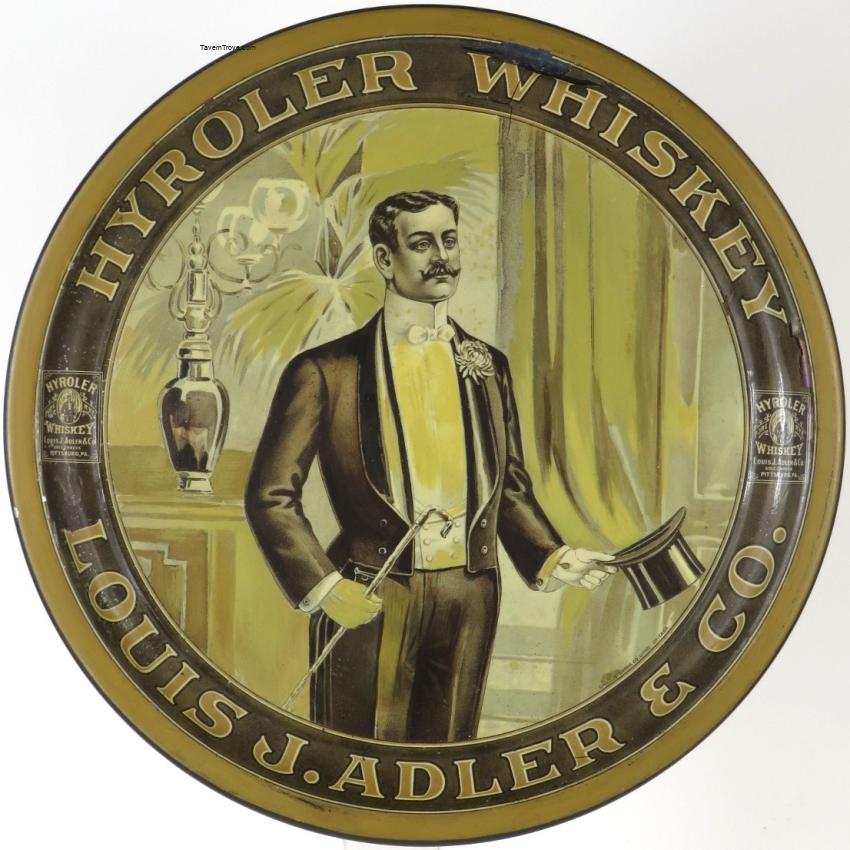 Hyroller Whiskey Louis J. Adler & Co. Pittsburgh Pennsylvania