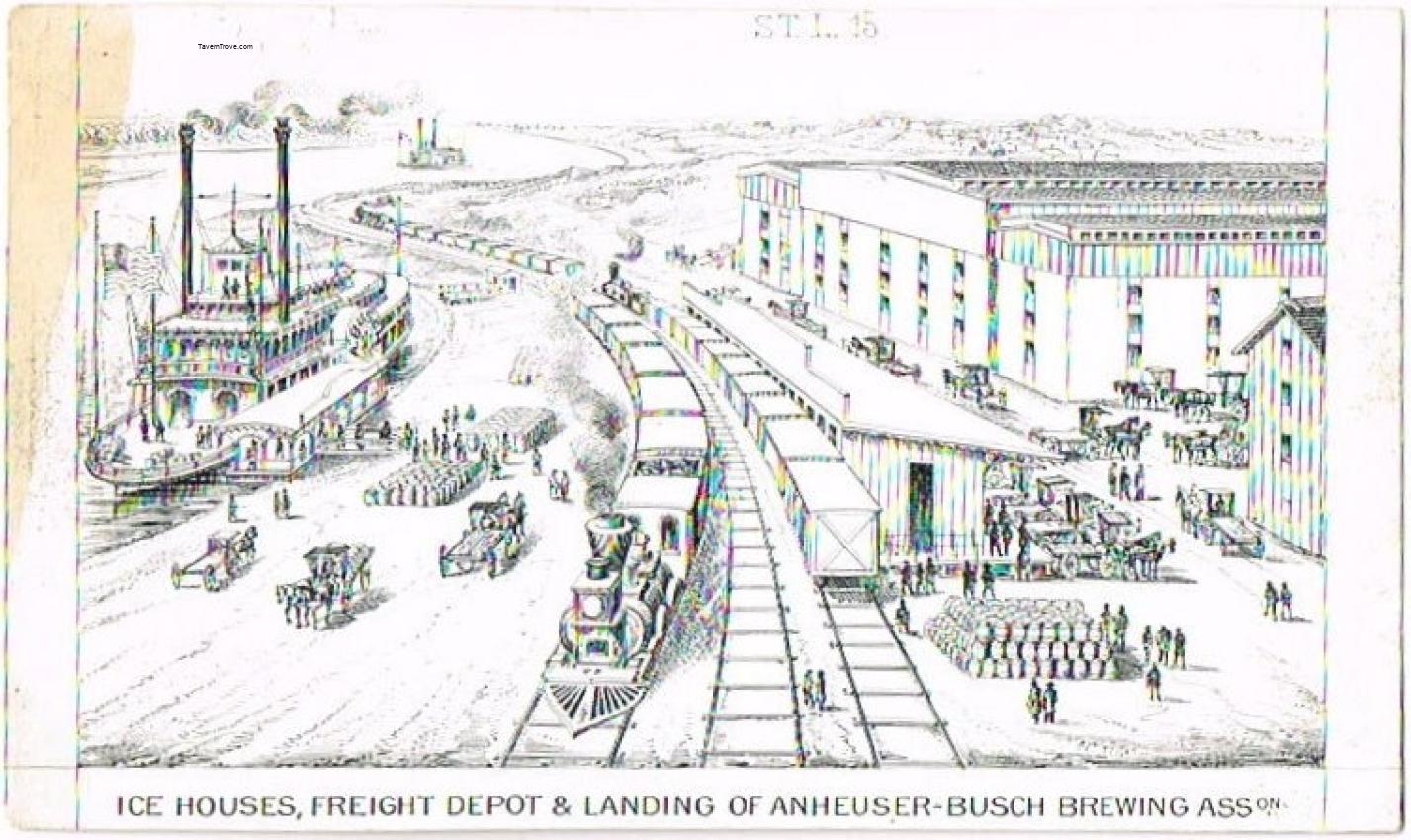 Ice Houses, Freight Depot & Landing Engraving