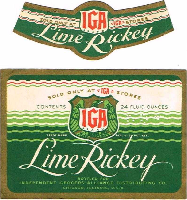 IGA Lime Rickey Chicago Illinois