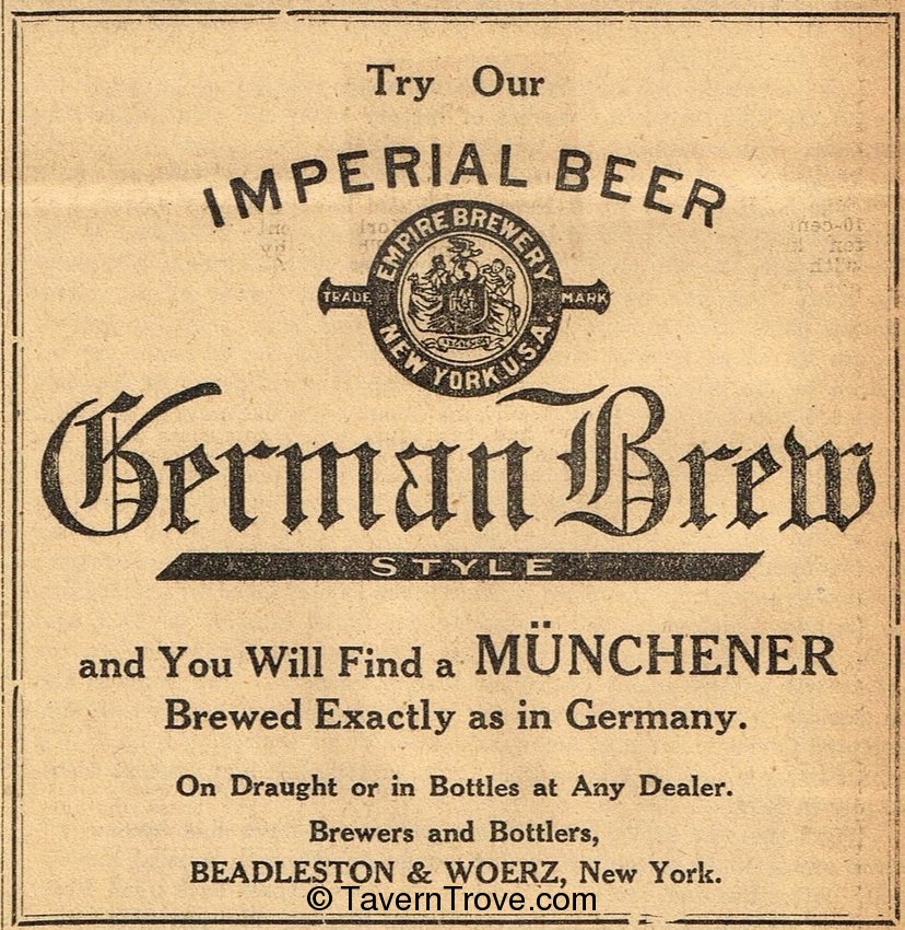 Imperial Beer German Brew