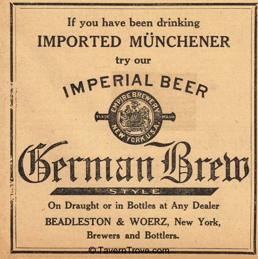 Imperial Beer German Brew