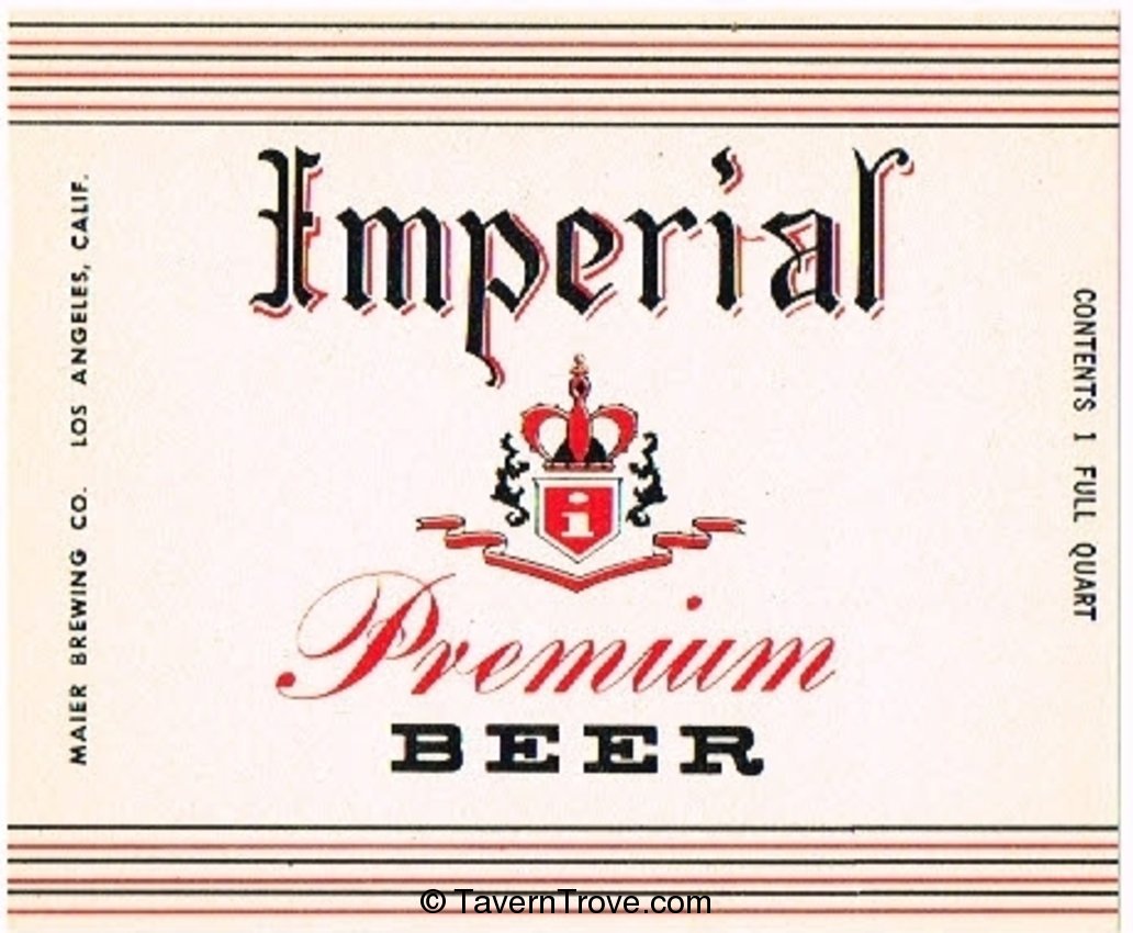 Imperial Premium Beer 