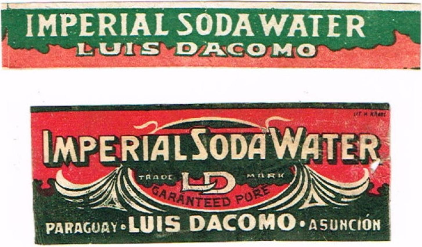 Imperial Soda Water Luis Dacomo Asuncion Paraguay