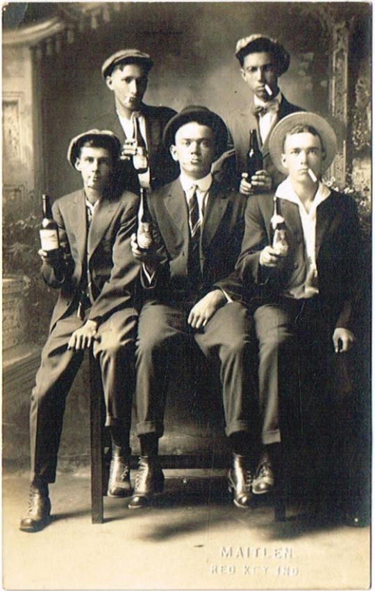 Indianapolis Beer Bottles (Persons Identified)