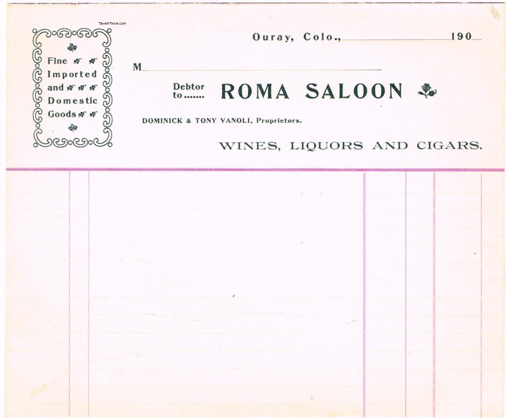 Infamous Ouray Colorado Roma Saloon