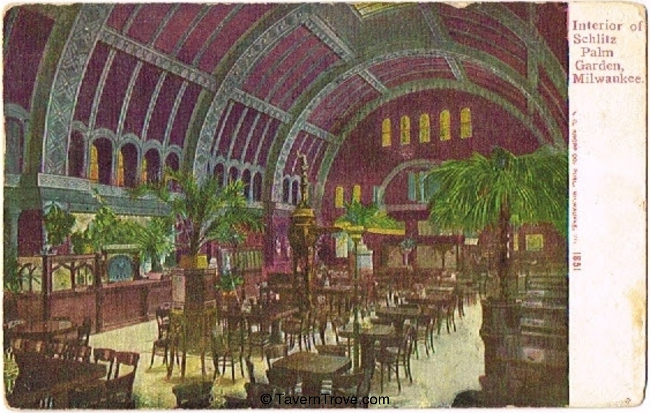 Interior of Schlitz Palm Garden