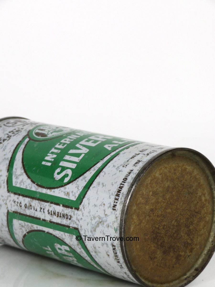Item 820 1958 International Silver Bar Ale Flat Top Can 8521