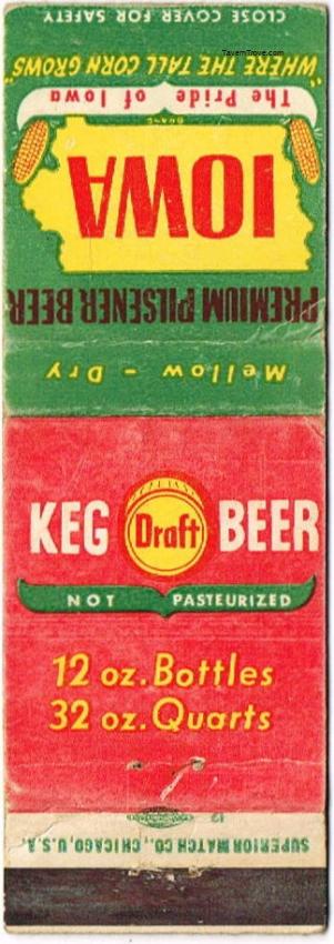 Iowa Premium Pilsener Beer Dupe