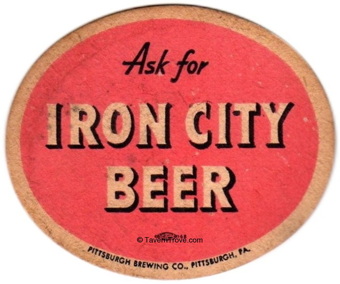 Item 4361 1951 Iron City Beer Coaster PAPIT2