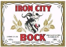 Iron City Bock Beer
