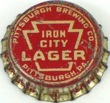 Iron City Lager Beer ~PA Tax (cream)