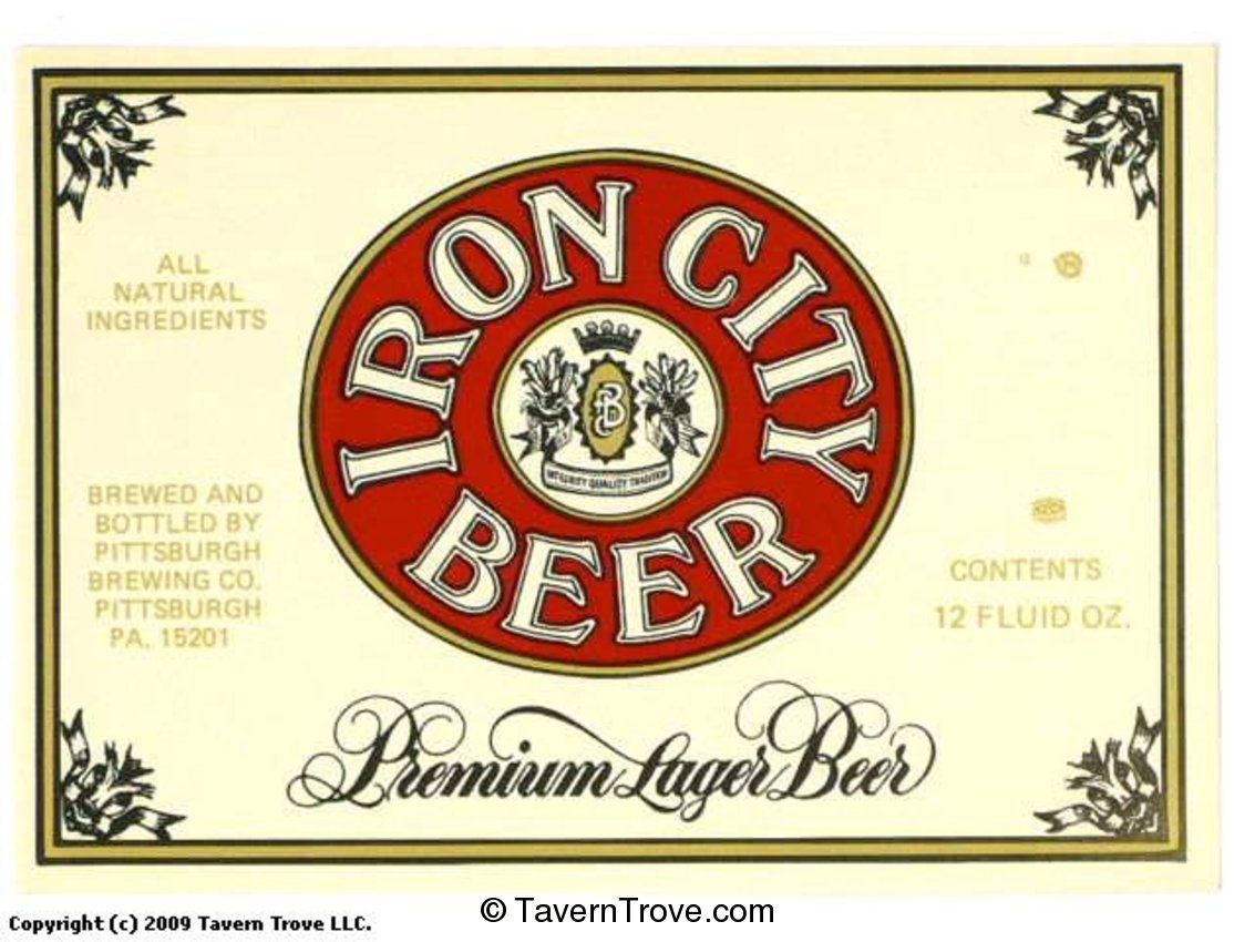 Iron City Premium Lager Beer