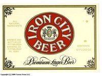 Iron City Premium Lager Beer