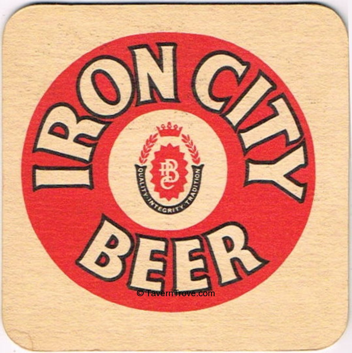 Item 90689 1972 Iron City Beer Coaster PAPIT14