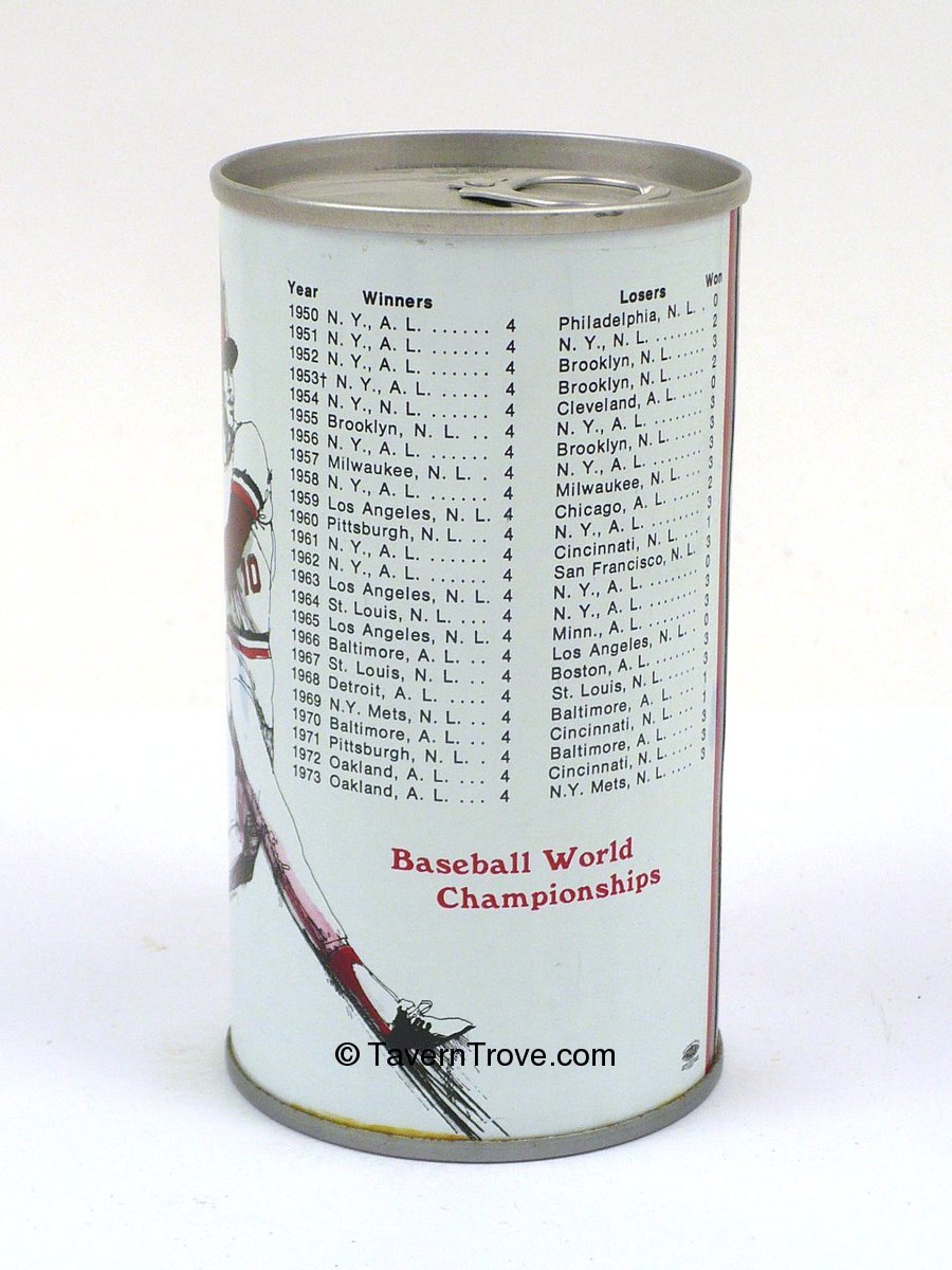 Item 3690 1974 Iron City Draft Beer Baseball World Championships Tab