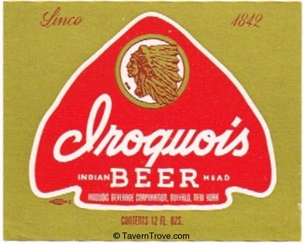 Iroquois Indian Head Beer 