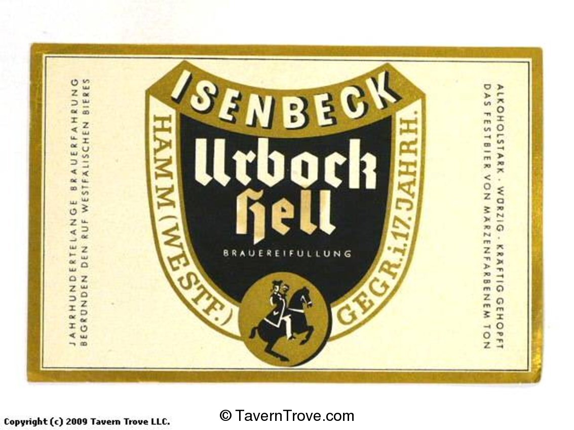 Isenbeck Urbock Hell