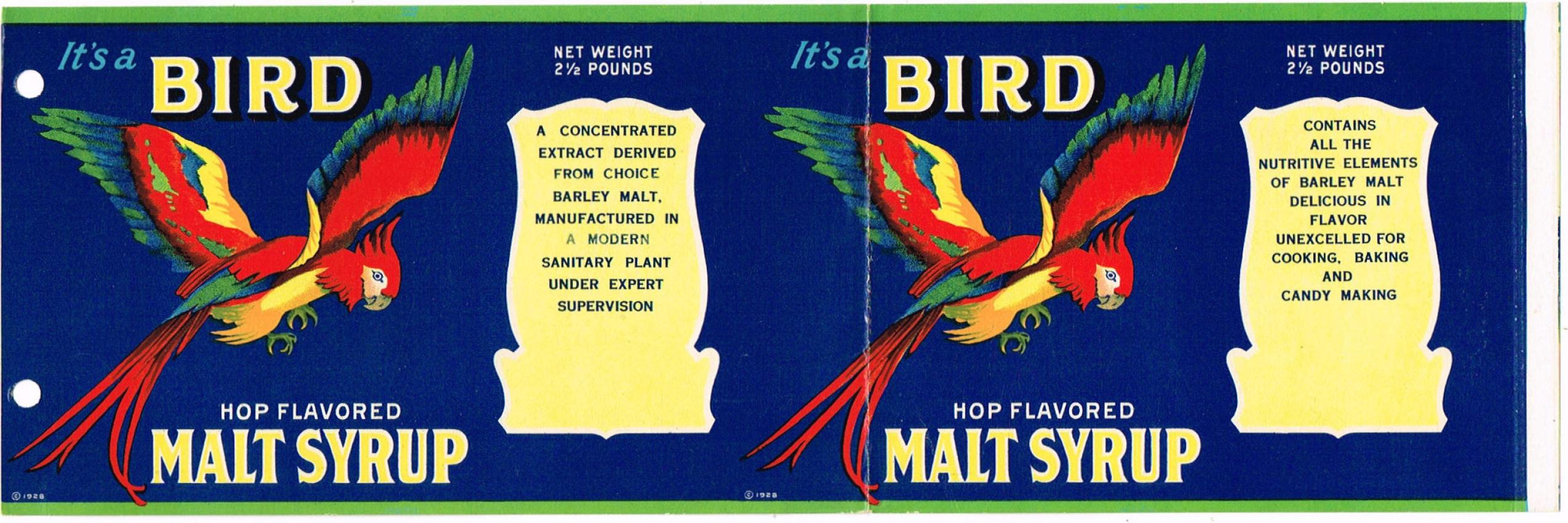It's A Bird Malt Syrup 2½ Lb.
