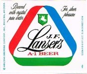 J. F. Lanser's A-1 Beer