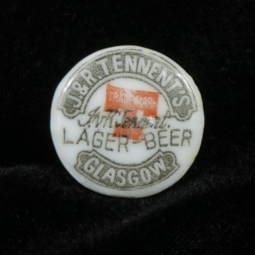 J. & R. Tennent's Lager Beer Glasgow Scotland