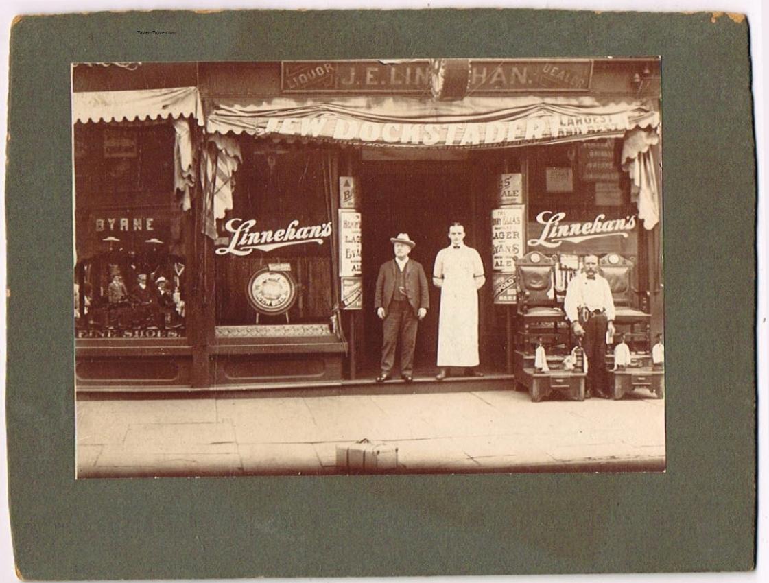 J. E. Linnehan's Liquor Dealer Henry Elias, Bass Ale, Evans Ale