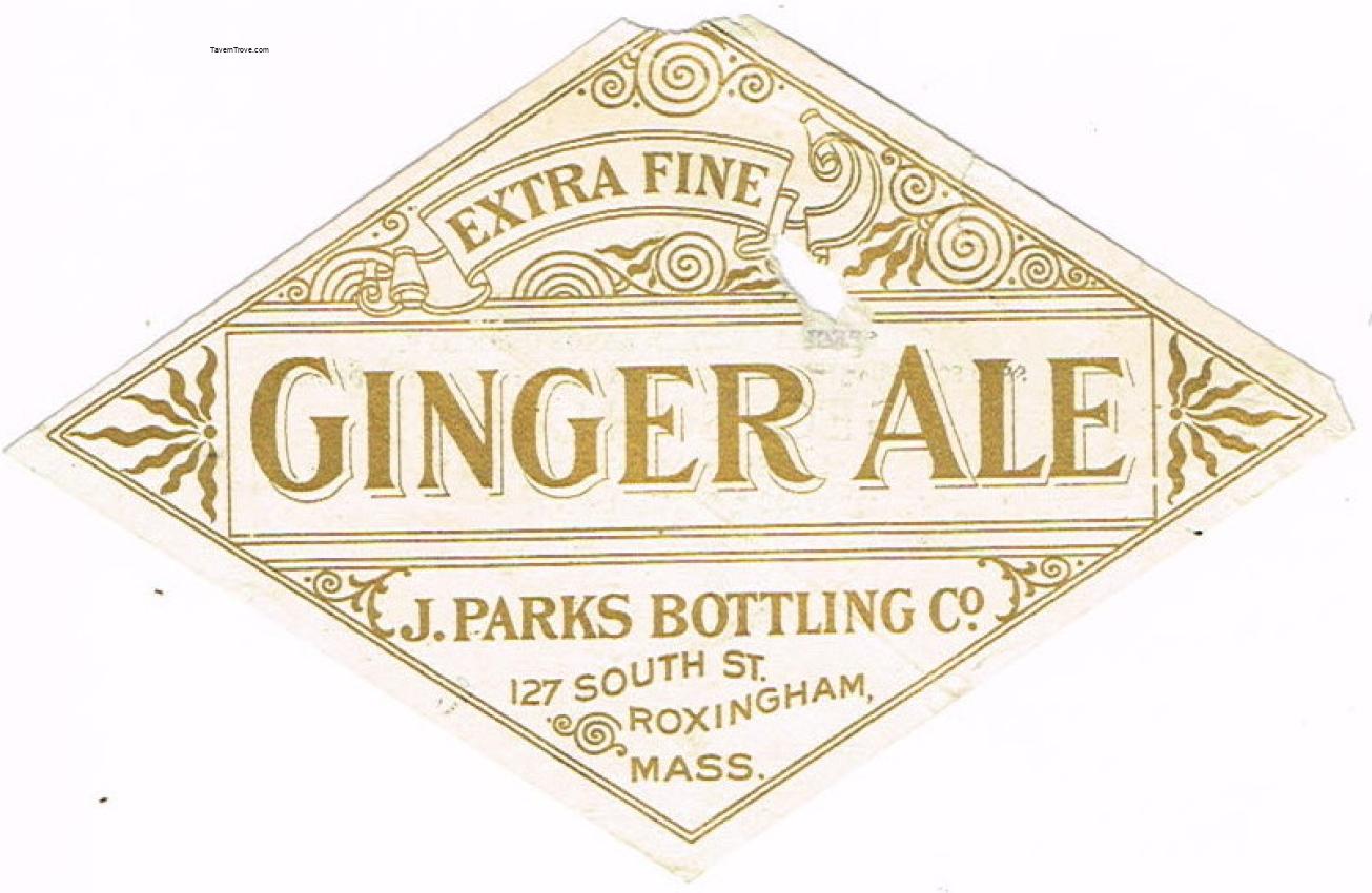 J. Parks Bottling Ginger Ale Roxingham Massachusetts