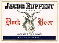 Jacob Ruppert Bock Beer