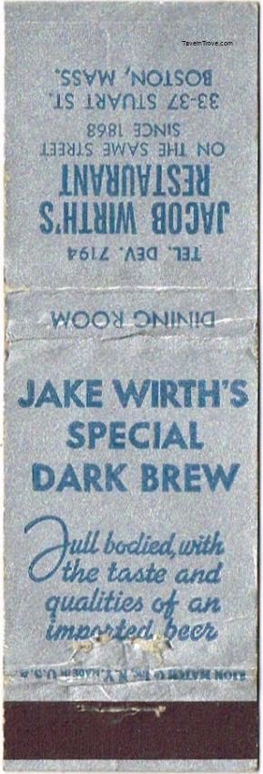 Jacob Wirth's Special Dark Brew