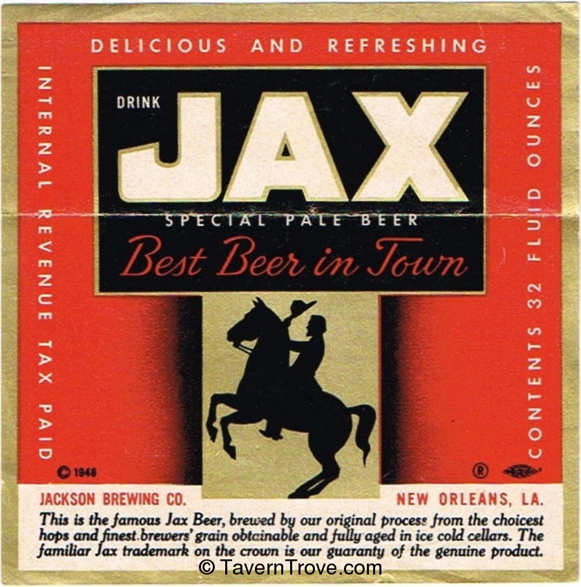 Jax Extra Pale Beer 