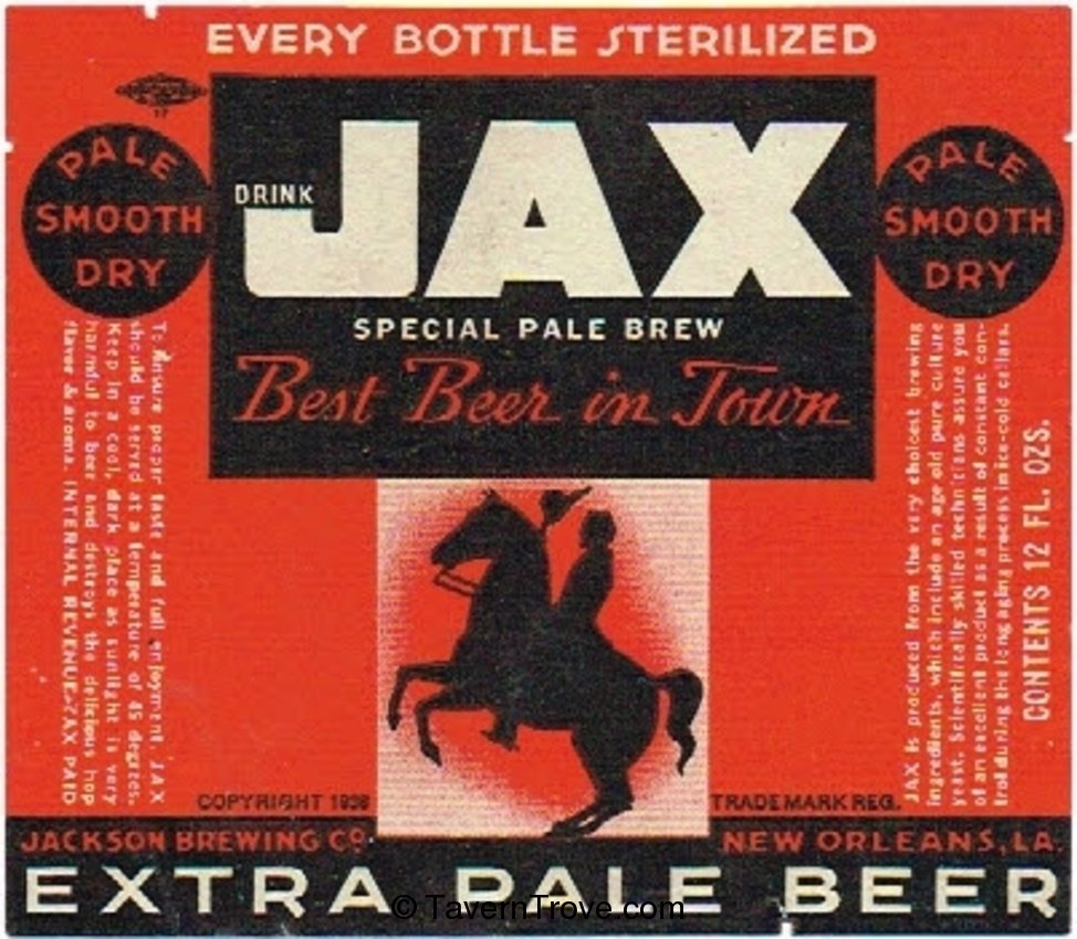 Jax Extra Pale Beer