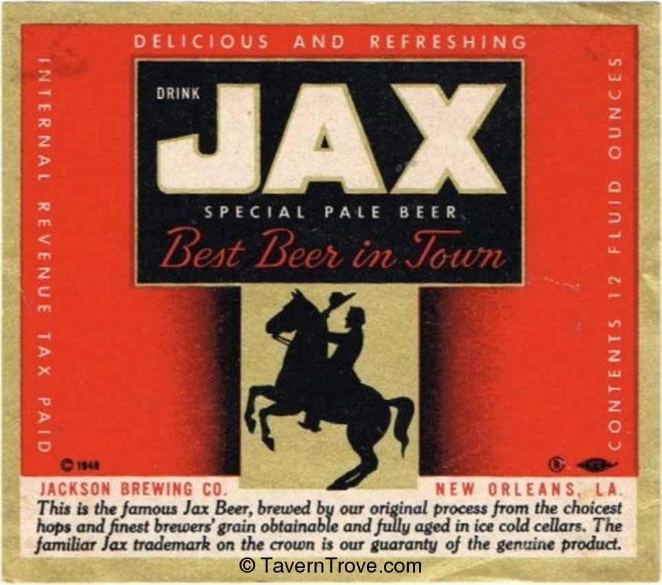 Jax Extra Pale Beer 