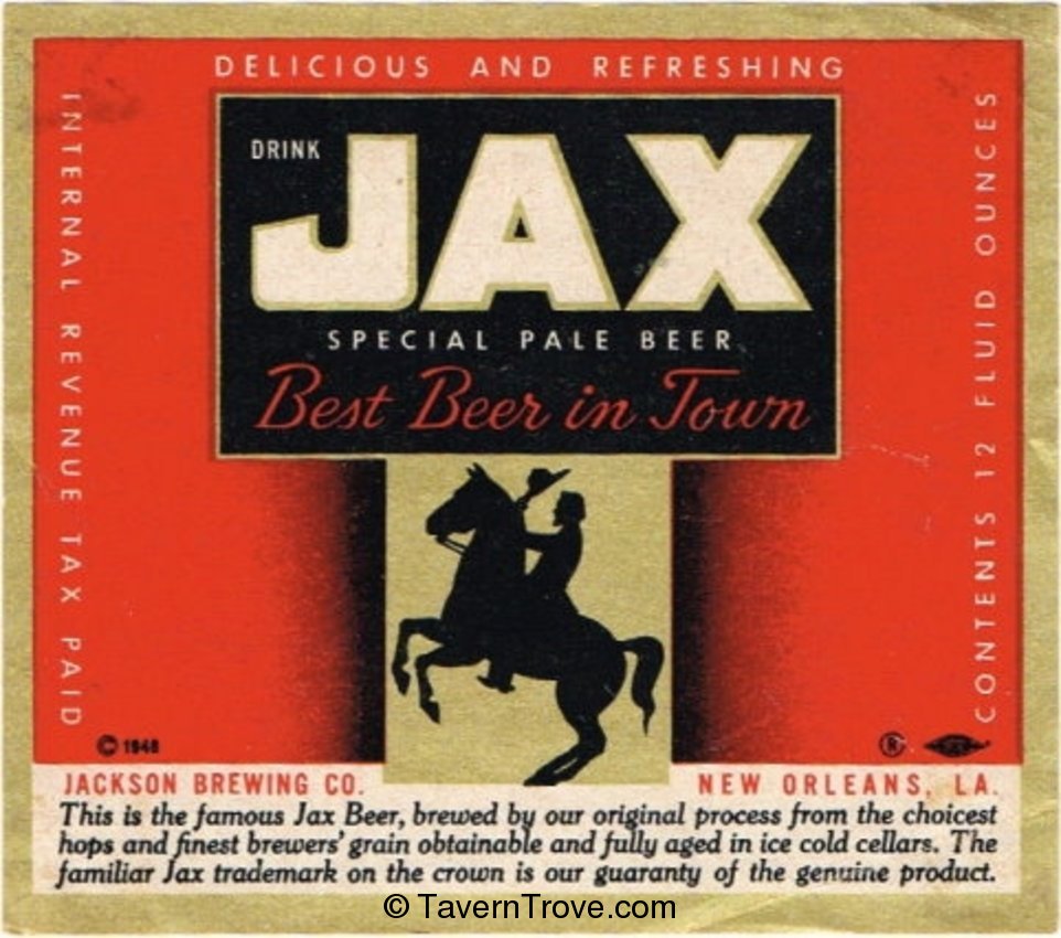 Jax Extra Pale Beer 