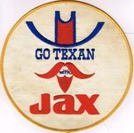 Jax Go Texan Beer Back Patch