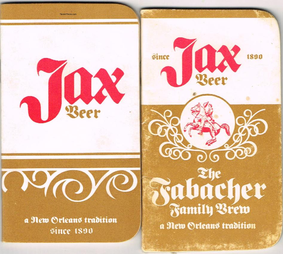 Jax Beer Notebook lot of Two