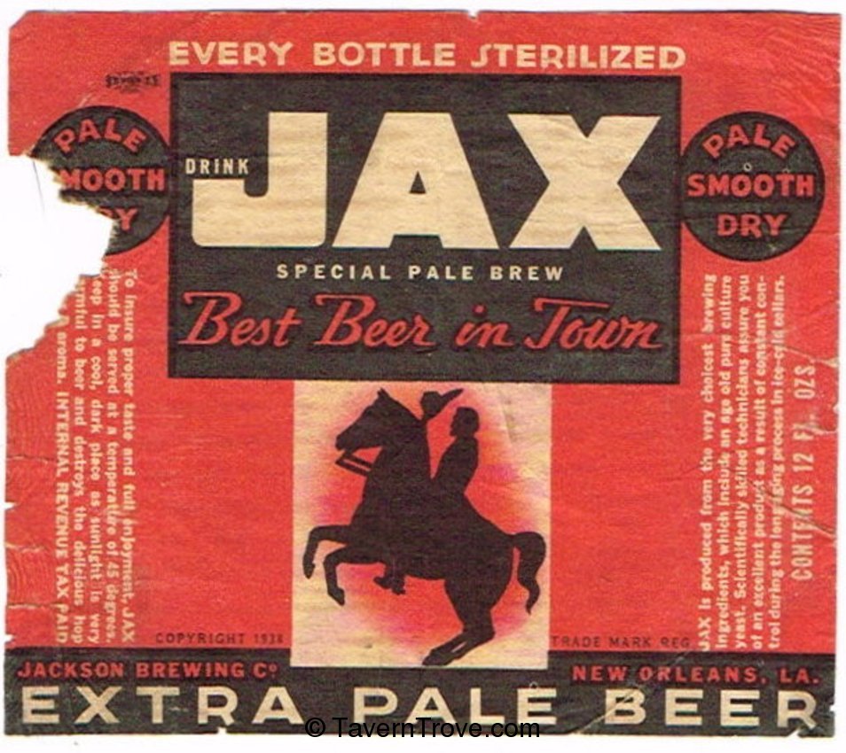 Jax Extra Pale Beer