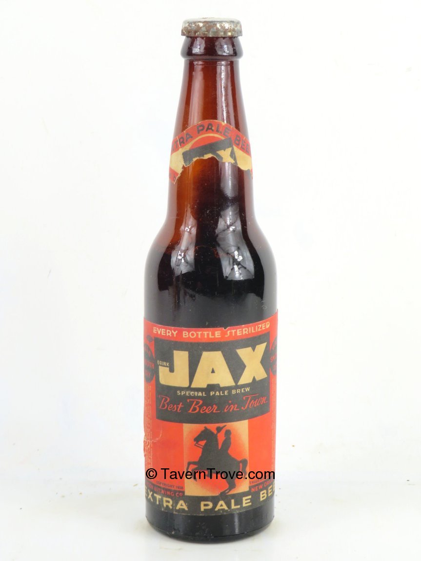 Item 46575 1942 Jax Extra Pale Beer (Full) Bottle