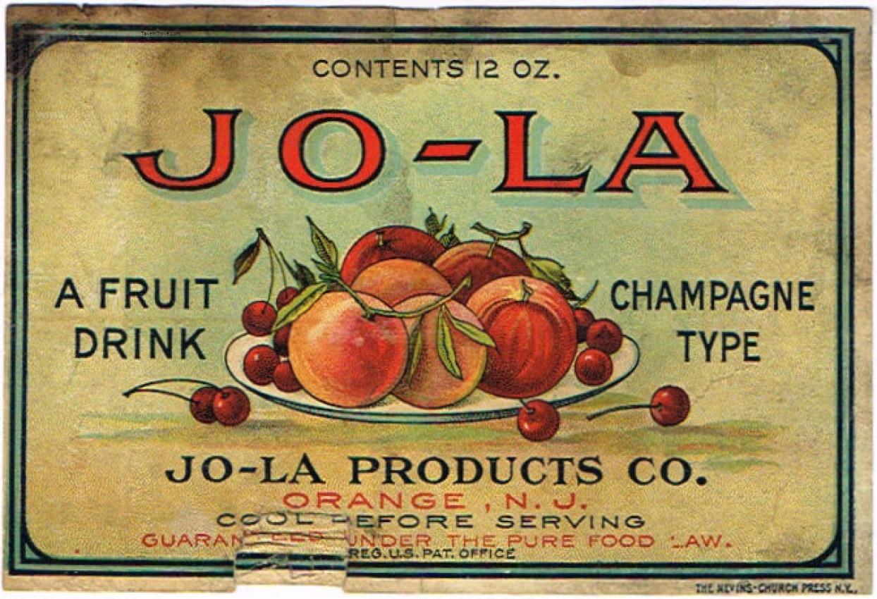 Jo-La Champagne Fruit Drink Orange New Jersey