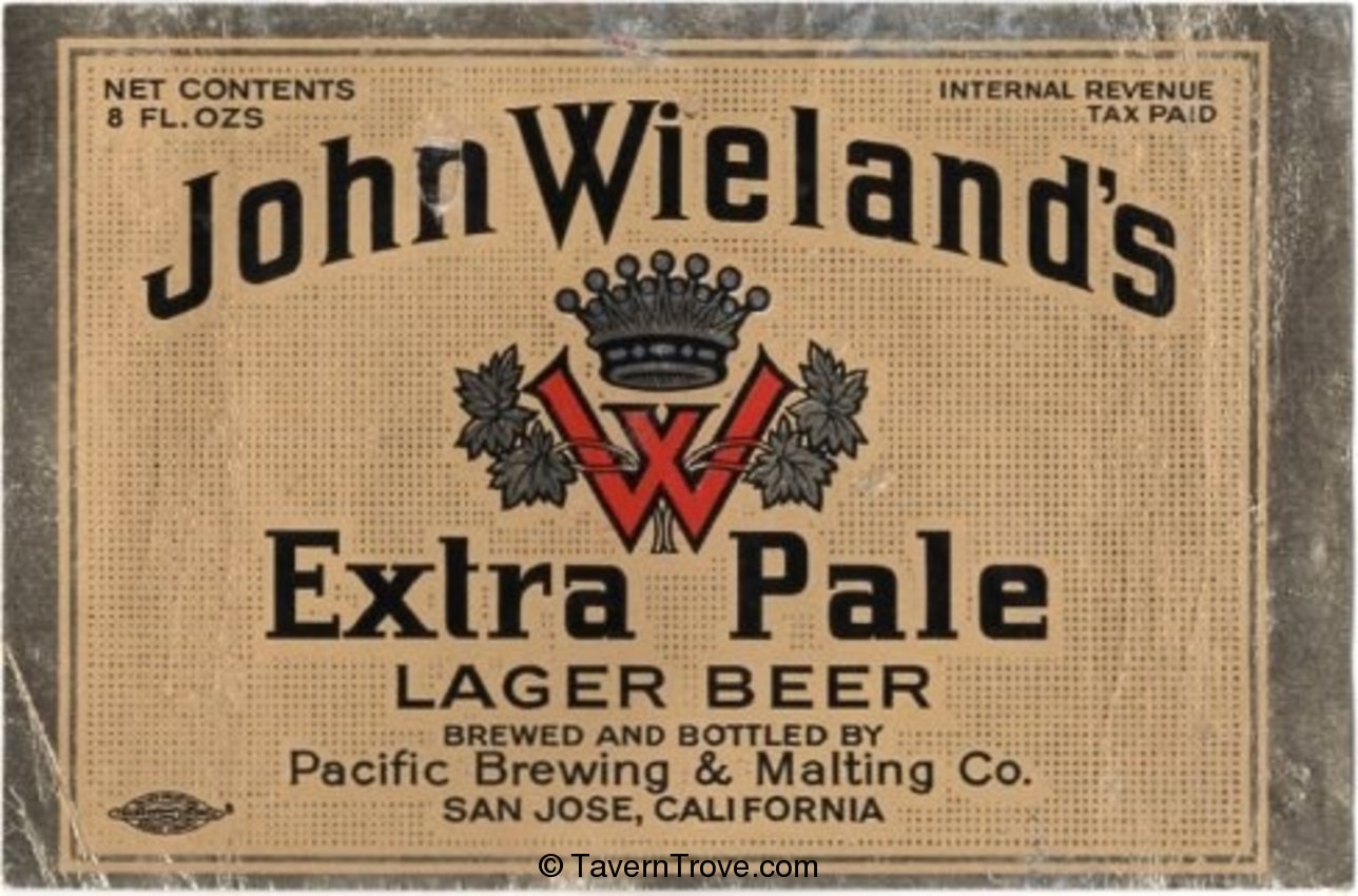 John Wieland's Extra Pale Lager Beer