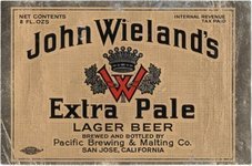 John Wieland's Extra Pale Lager Beer