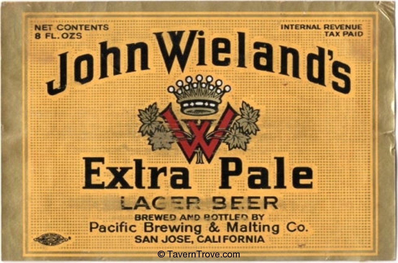 John Wieland's Extra Pale Lager Beer