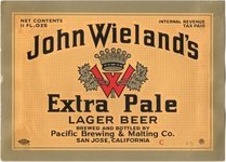 John Wieland's Extra Pale Lager Beer