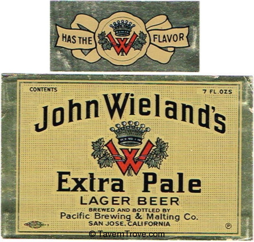 John Wieland's Extra Pale Lager Beer