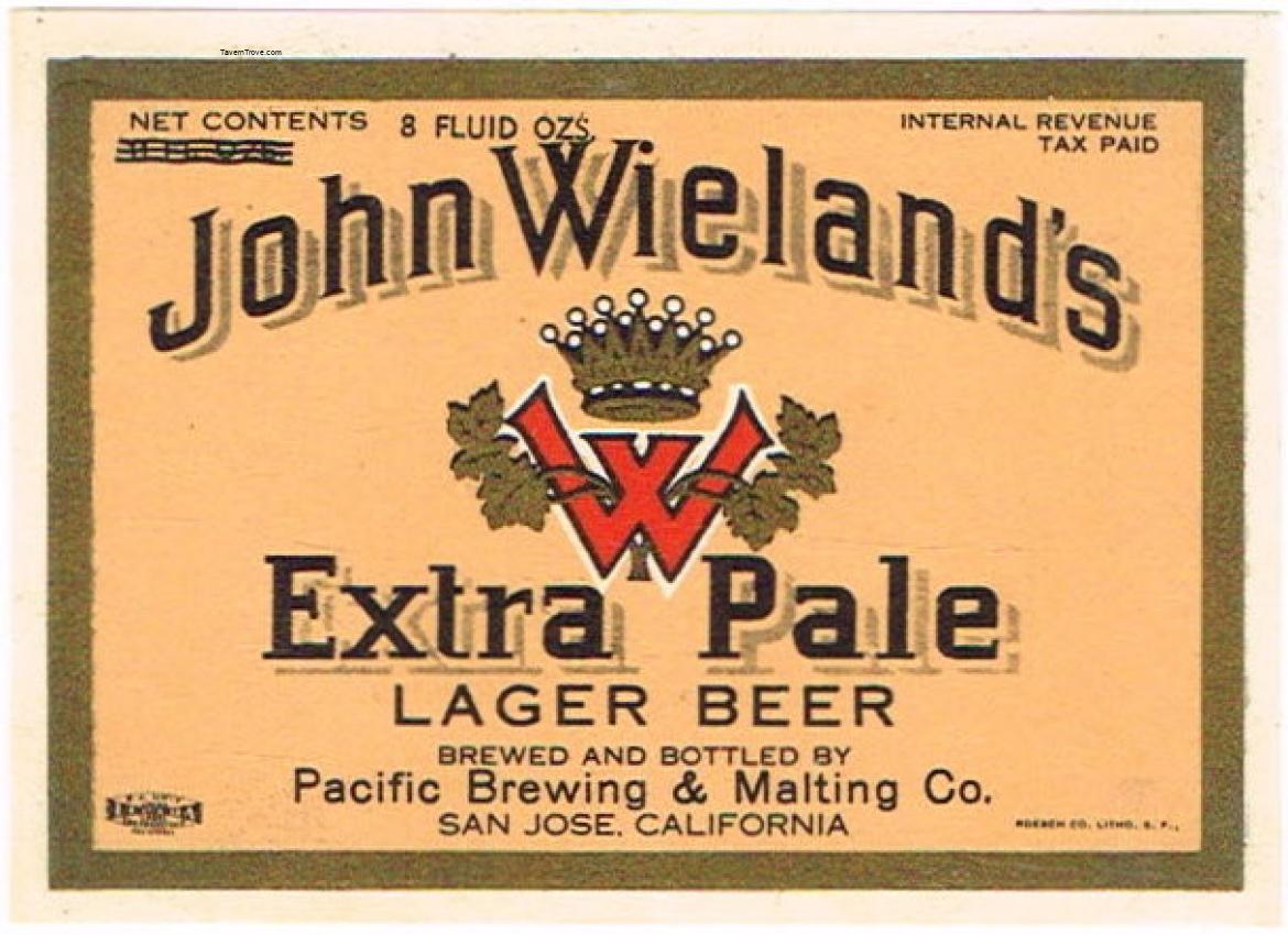 John Wieland's Extra Pale Lager Beer